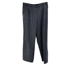 Briggs Womens Pants Size 16WS Black Wide-Leg Polyester Rayon Spandex Blend